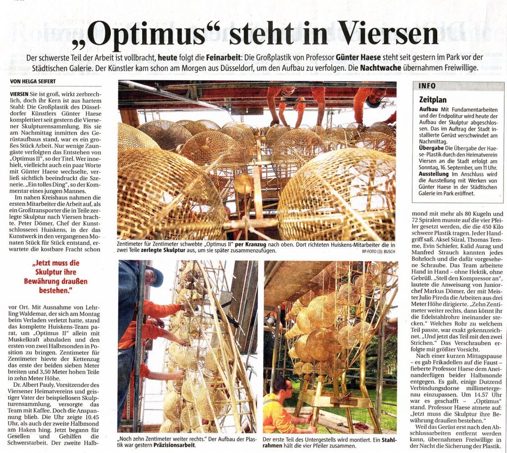 Presseartikel - Rheinische Post vom 01.03.2010